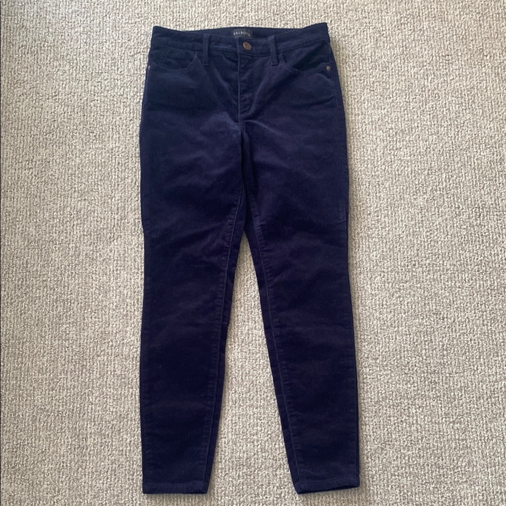 Women's Talbots Navy Corduroy Jegging Sz 0P